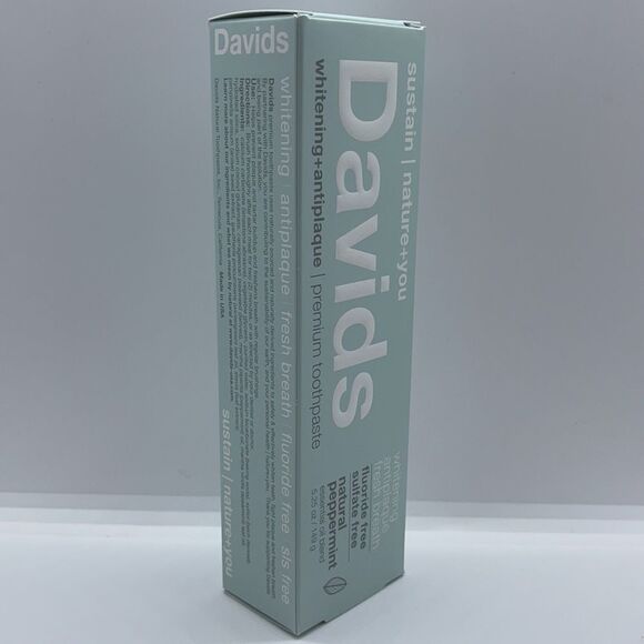 NIB Davids Natural Toothpaste - Natural Peppermimt - Picture 5 of 5